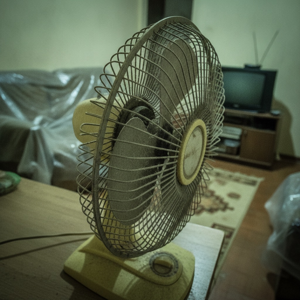 Ventilador silencioso que só liga quando não tem ninguém no quarto